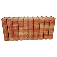 Antique 19th Century Shakespeare 10 Volumes, circa 1894