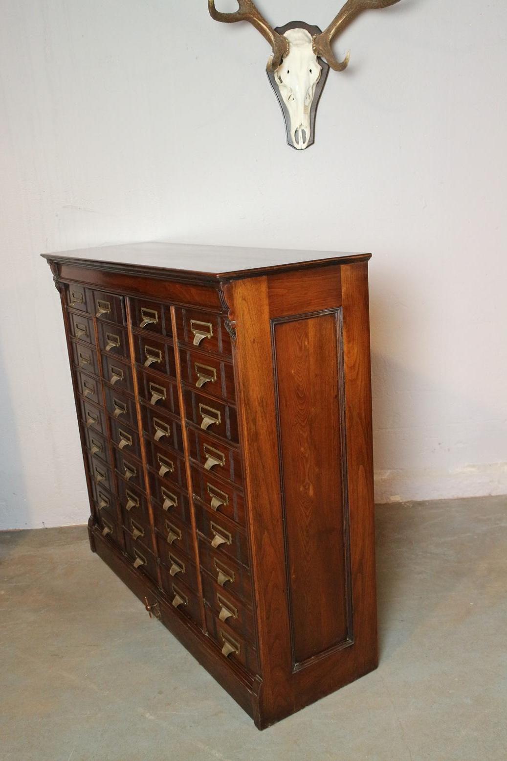 Walnut 19th Century Shannon Filing Cabinet