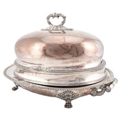 19th Century Sheffield Plate Regimental Meat Dome