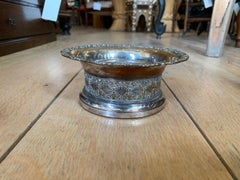 19th Century Sheffield Silvered Wine Coaster