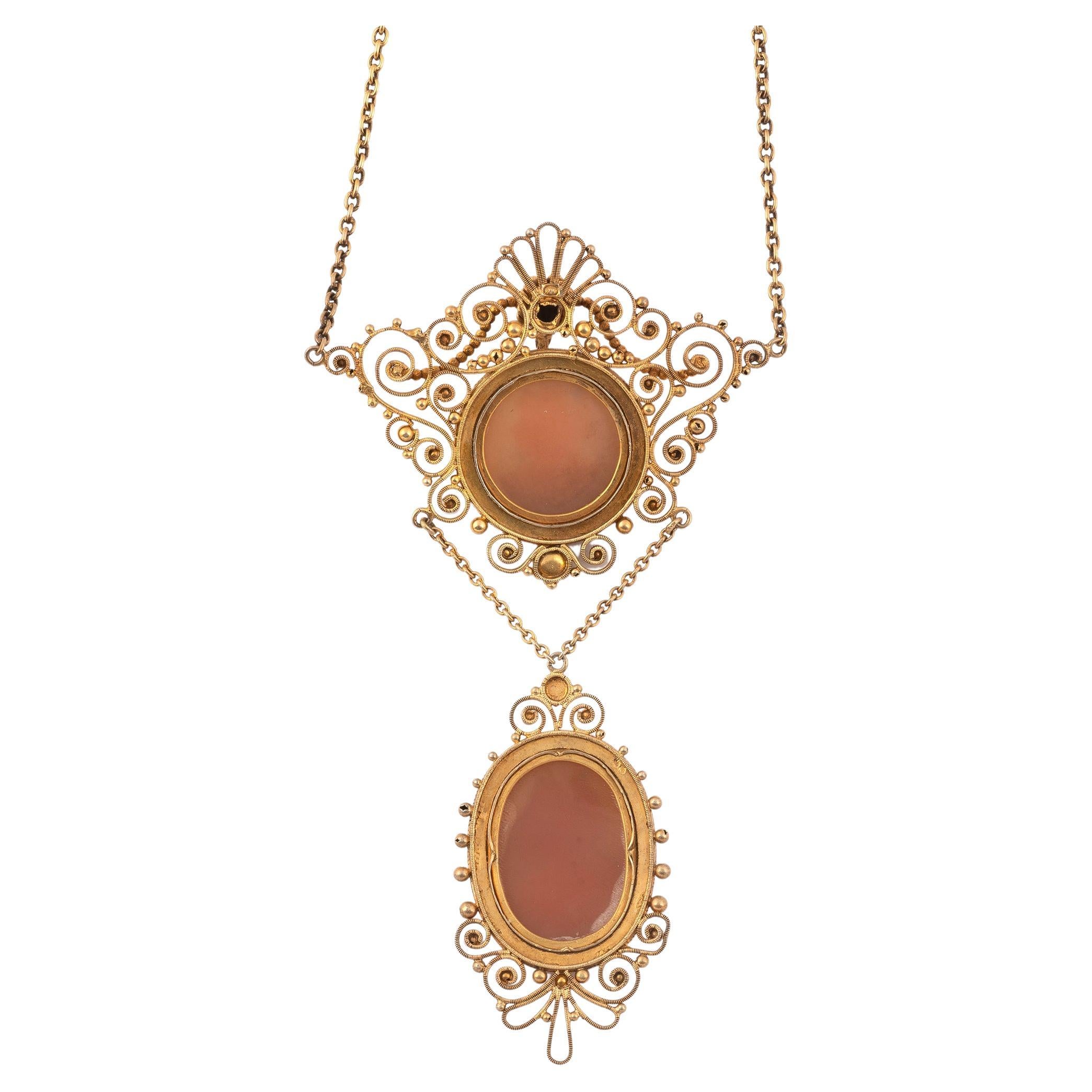 cameo necklace history