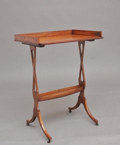 19th Century Sheraton Revival Satinwood Serving Table