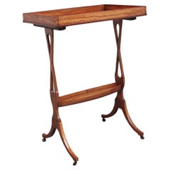 19th Century Sheraton Revival Satinwood Serving Table