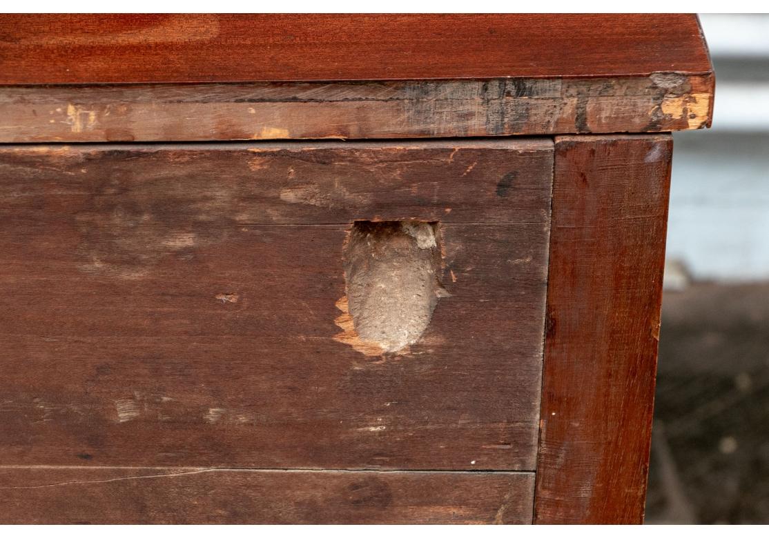 19th Century Sheraton Style Mahogany Sideboard for Restoration For Sale 9