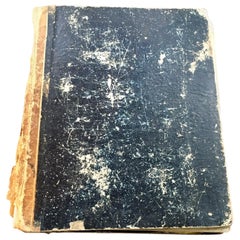 19th Century Ship Captain's Ledger