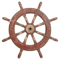 19th Century Ship Steering Wheel