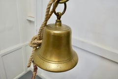 19th Century Ships Bell with Naval Broad Arrow Stamp