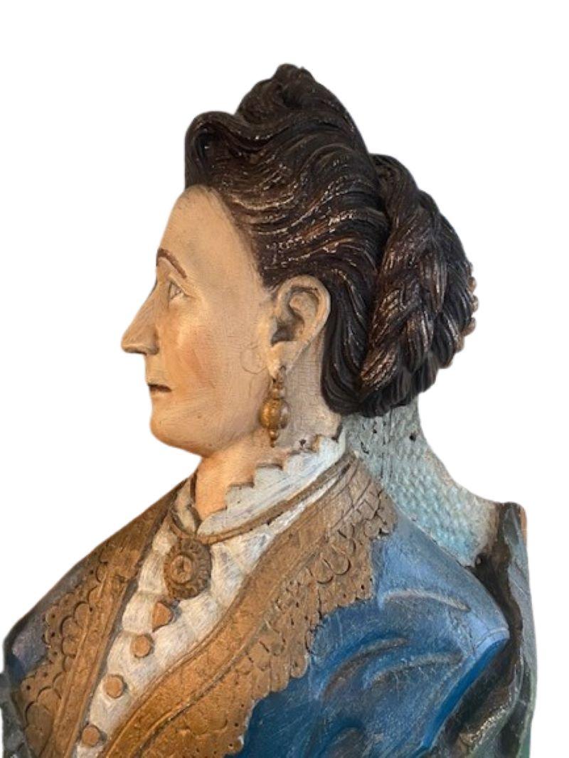 Américain Figurine de tableau arrière de navire du 19e siècle en vente