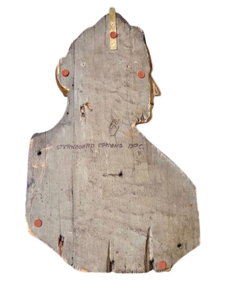 XIXe siècle Figurine de tableau arrière de navire du 19e siècle en vente