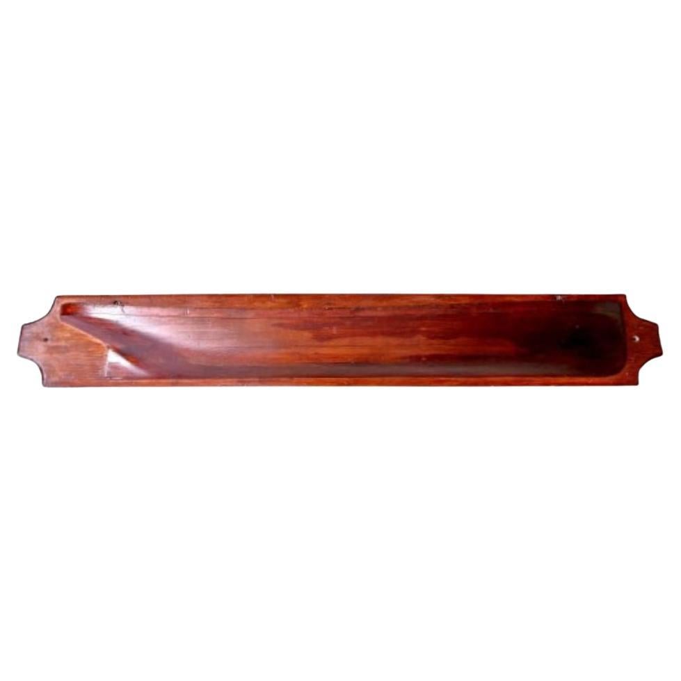 19th Century Shipwright's Half Hull Model