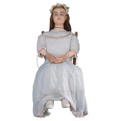 19th Century Shop Display Wax Mannequin Figure
