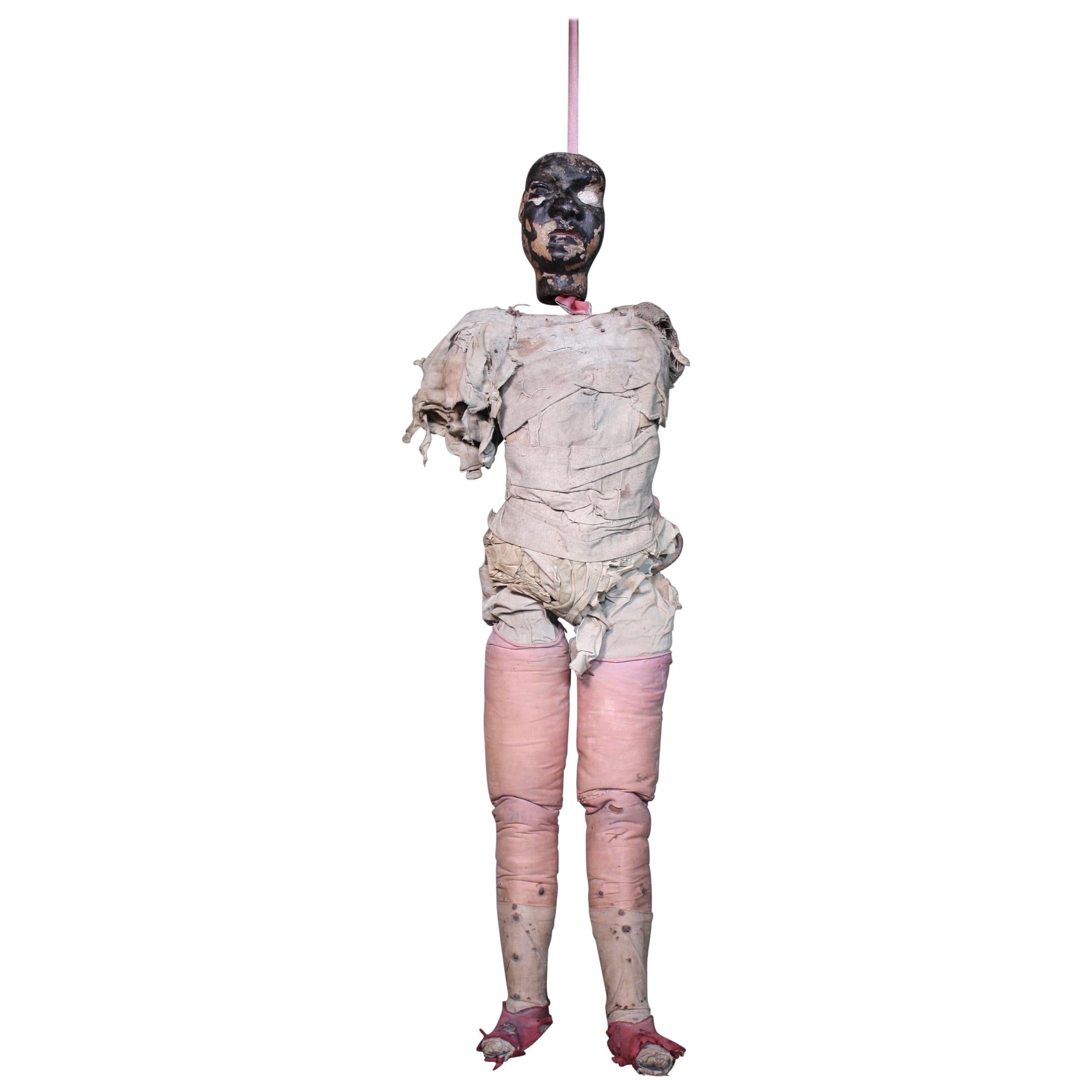 sizilianische Marionette aus dem 19. Jahrhundert Volkskunstpuppe 'Opera dei Pupi'