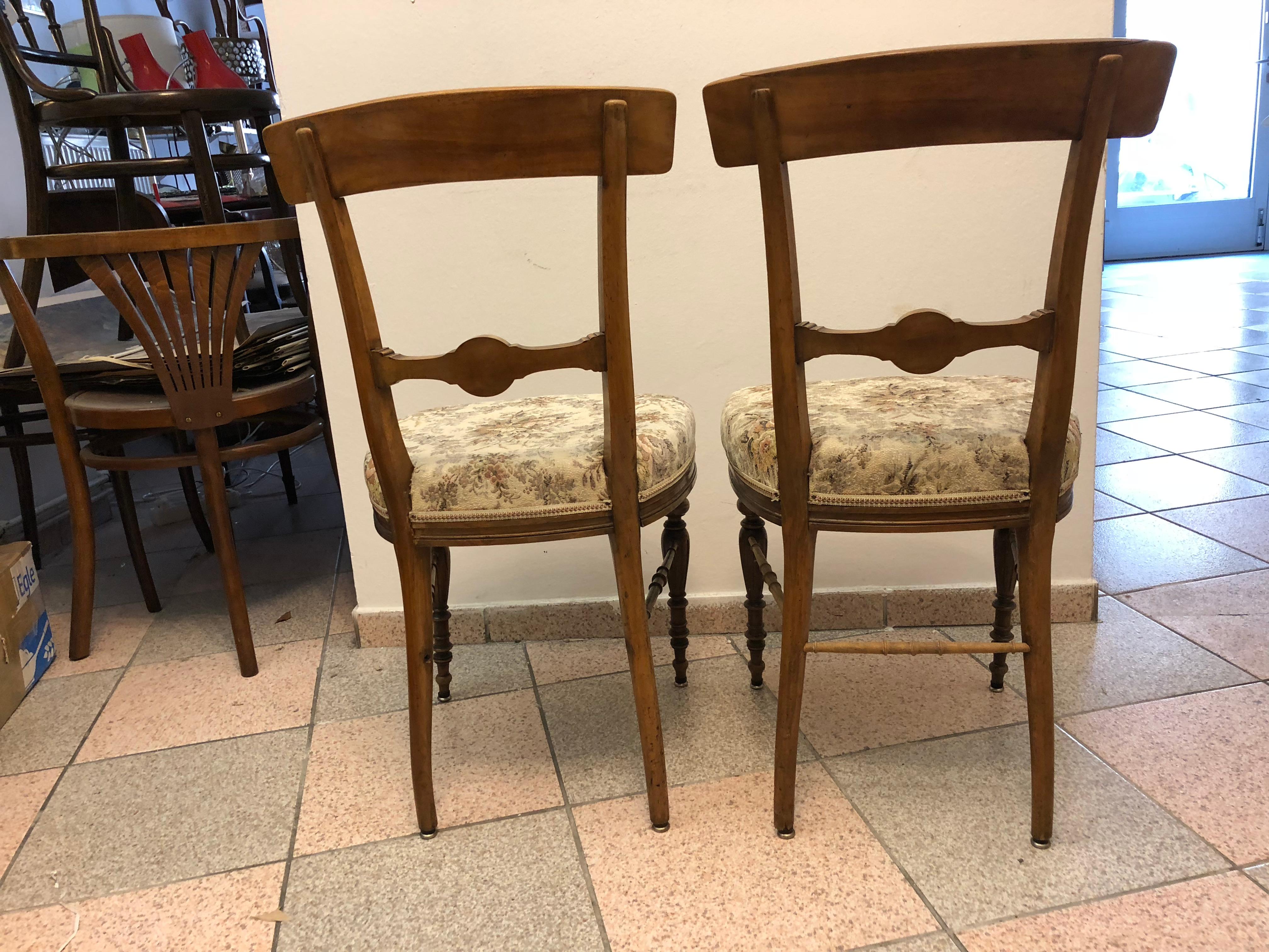 Néo-Renaissance Chaises d'appoint du XIXe siècle attribuées à Theophil Hansen en vente