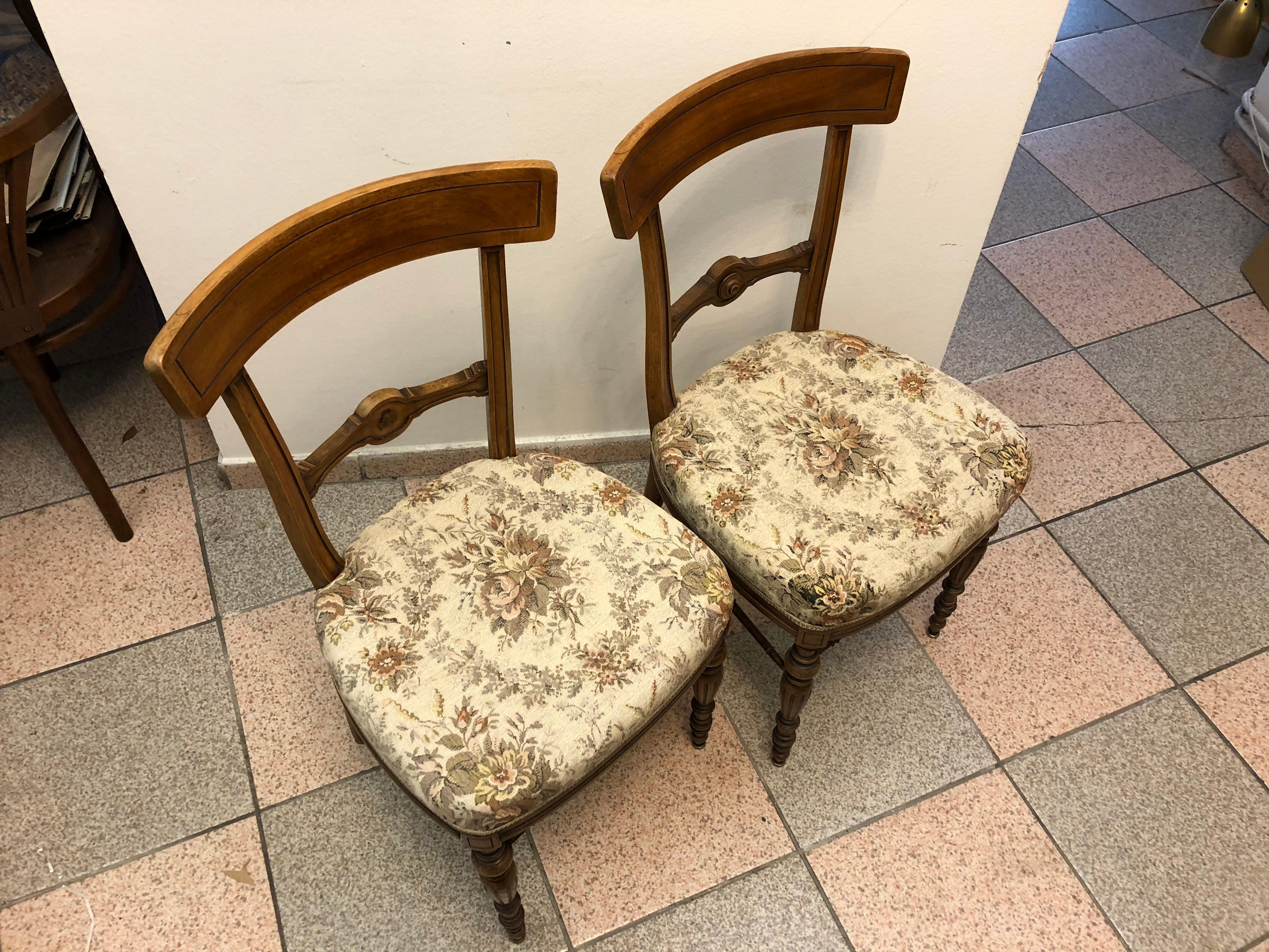 19th Century Side Chairs Attributed to Theophil Hansen For Sale 2