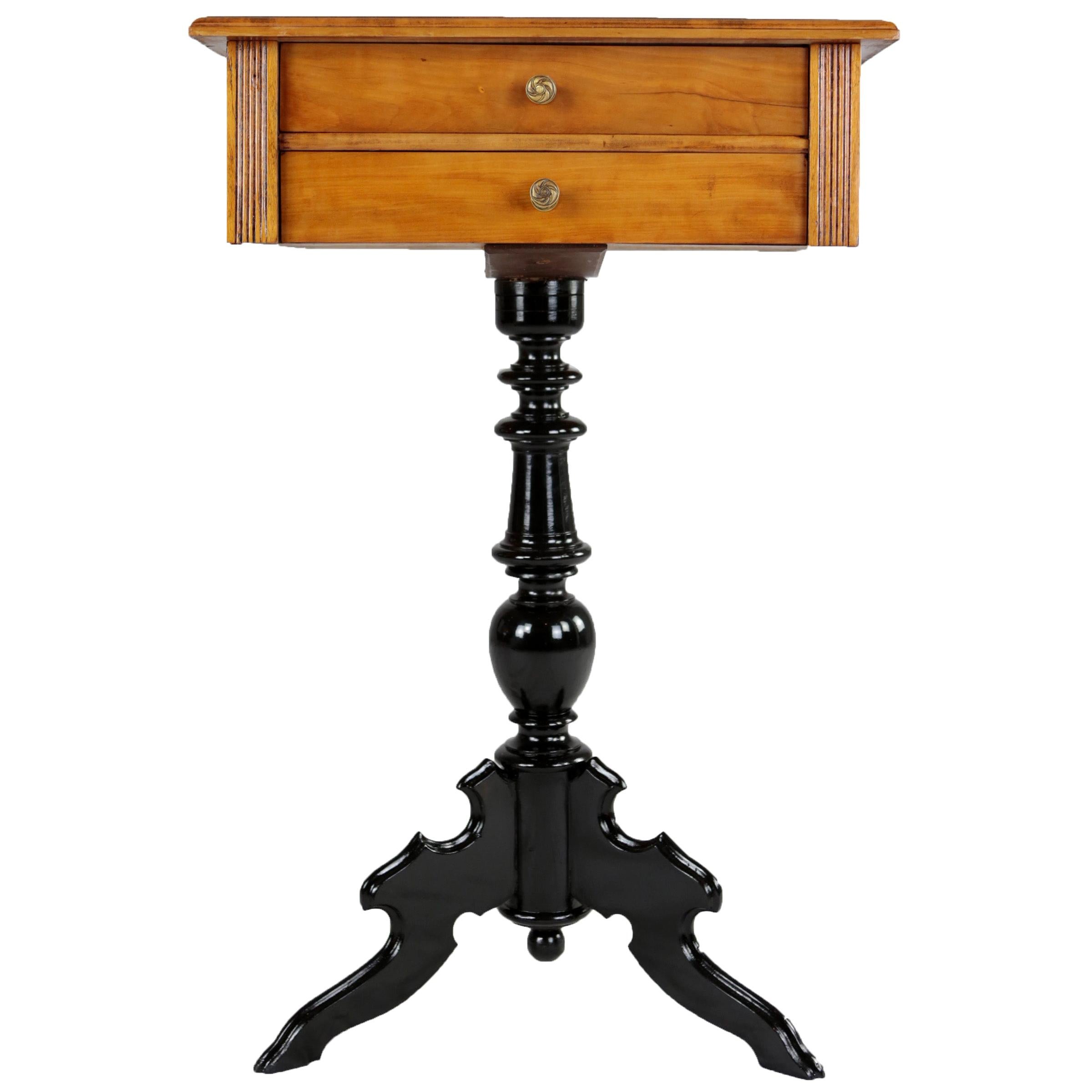 19th Century Side Table, circa 1880, Beechwood For Sale