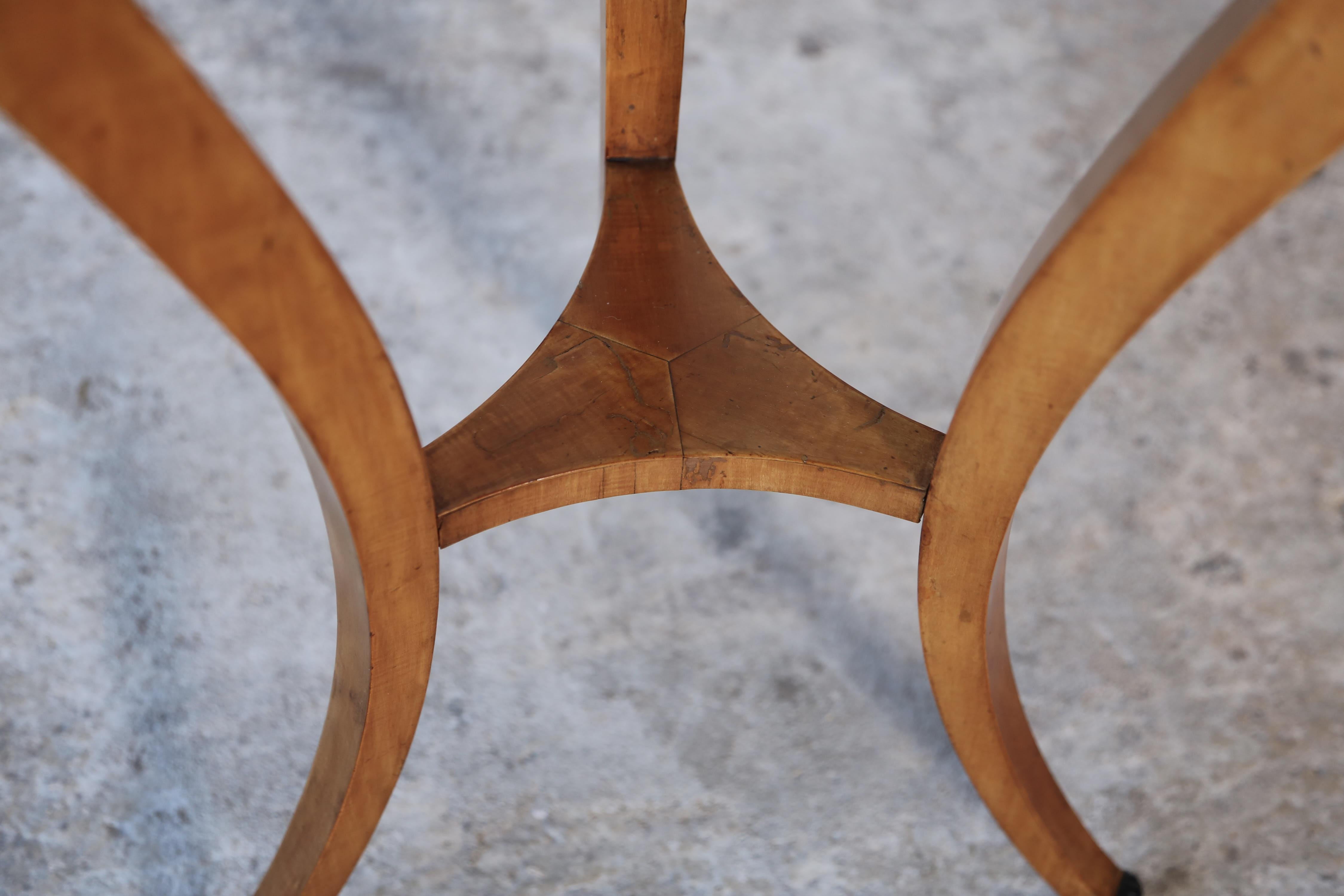 19th Century Side Table (Gueridon / Jardiniere), With Hoof Feet, Italy For Sale 4