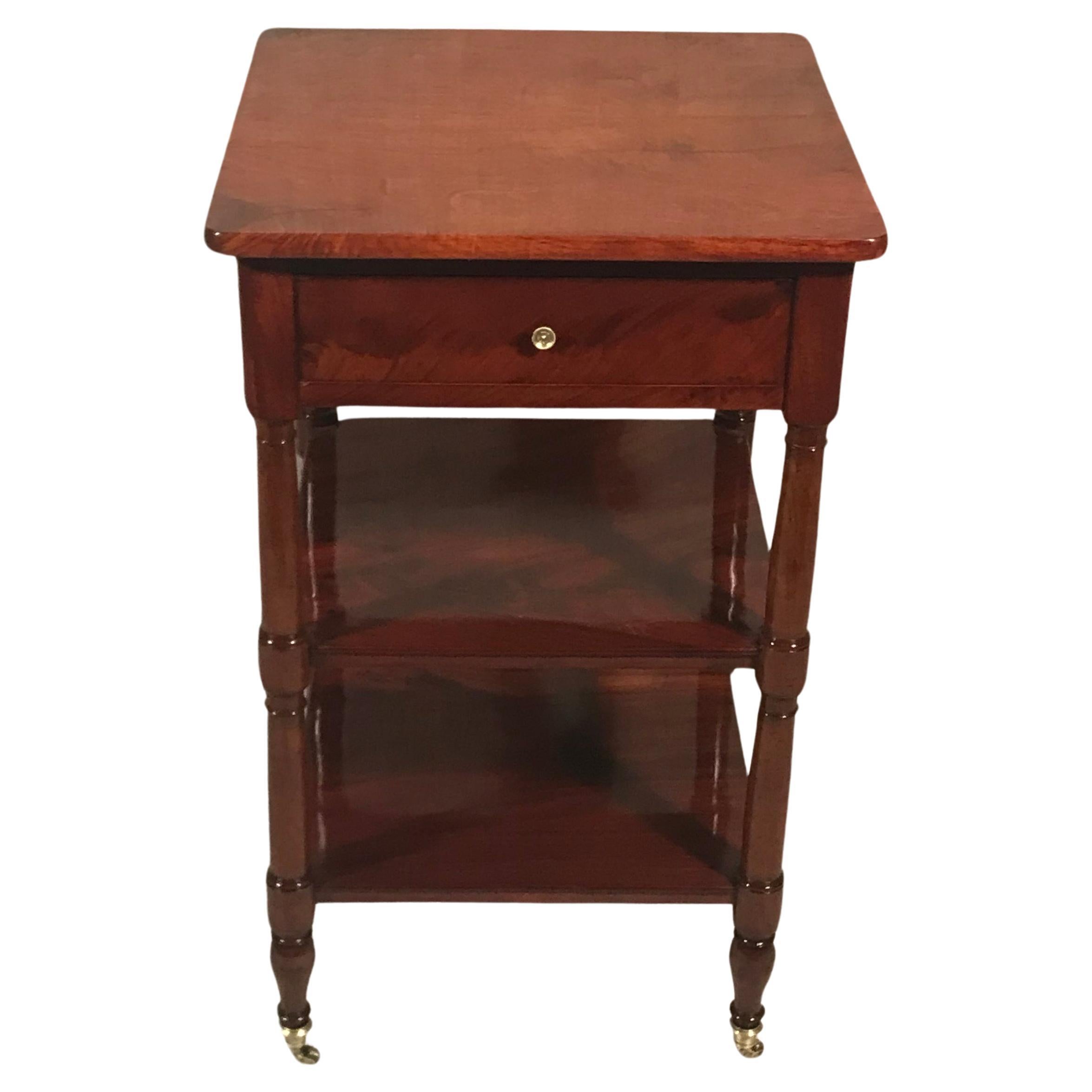 19th century Side Table with Shelves, Germany 19th century For Sale