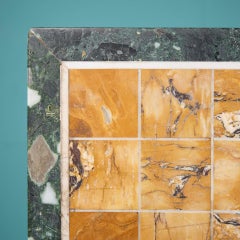 19th Century Siena & Tinos Green Marble Tabletop