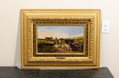 19th Century Signed Oil Painting by Ludwig Sellmayr