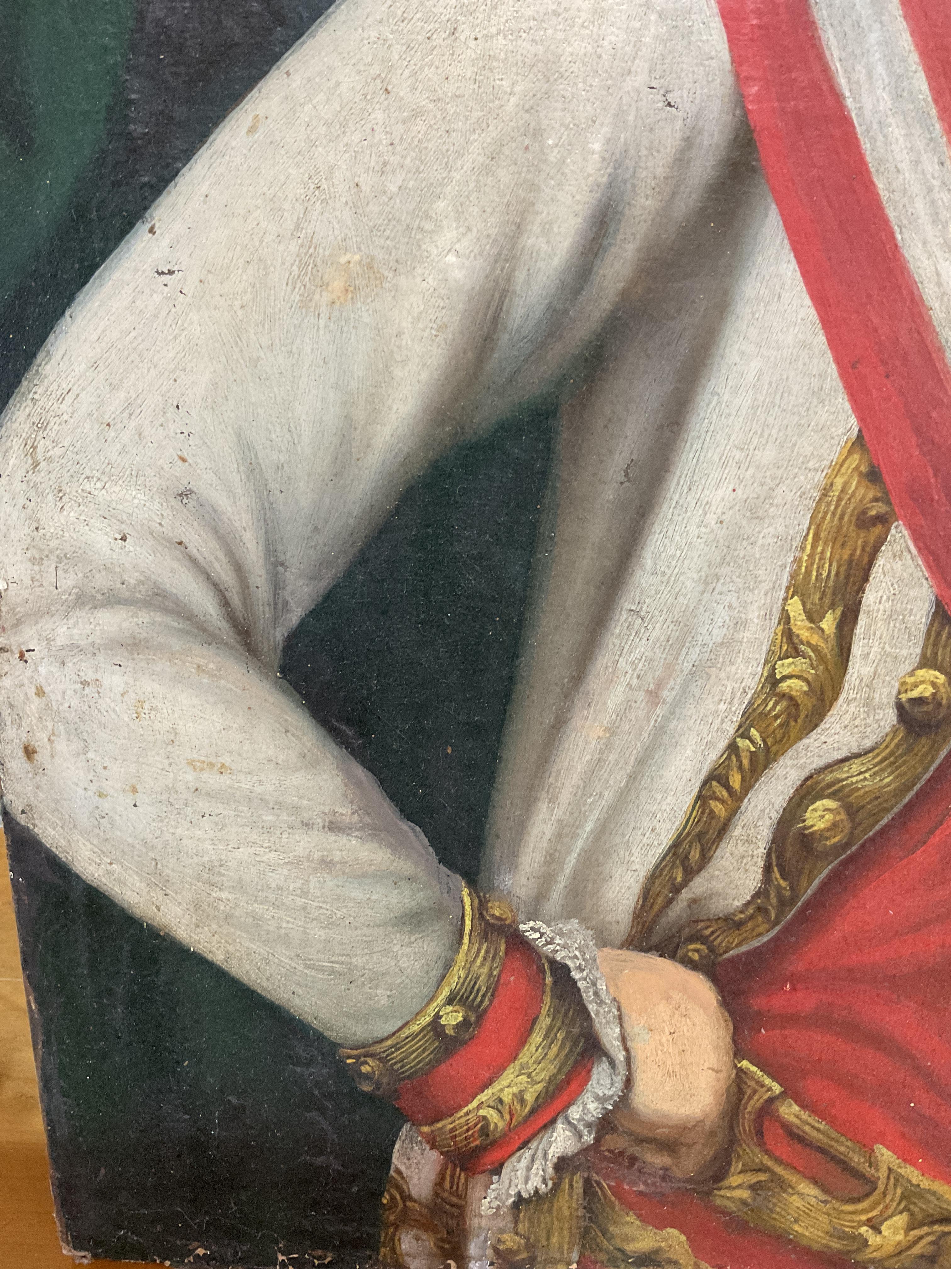 Signiertes Ölgemälde des belgischen Kaisers aus dem 19. Jahrhundert im Angebot 4