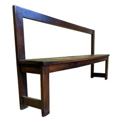 19th Century Silhouette Bench