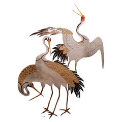 Dekorativer Seidenkissenbezug aus dem 19. Jahrhundert (Fukusa)