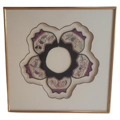 19th Century Silk/Satin Embroidered Baby Collar