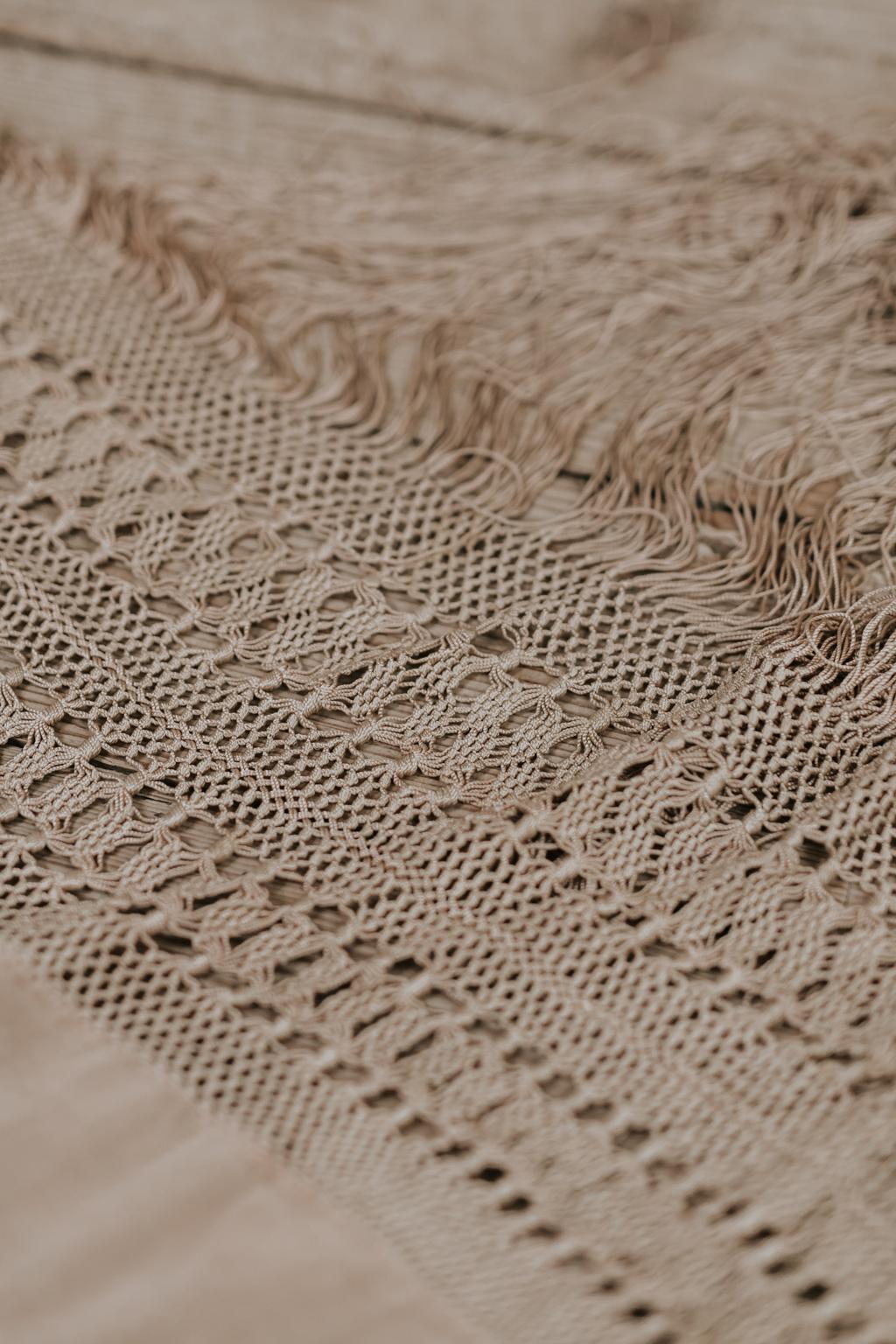 19th Century Silk Table Cloth 8
