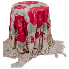 19th Century Silk Table Cloth