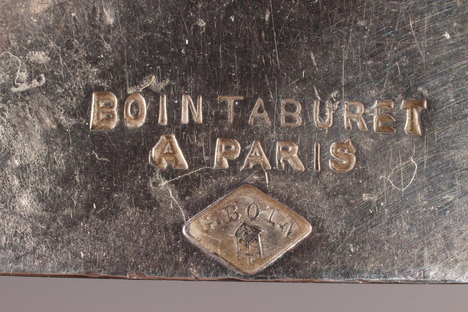 19th Century Silver Candelabra Signed BOIN TABURET For Sale 12
