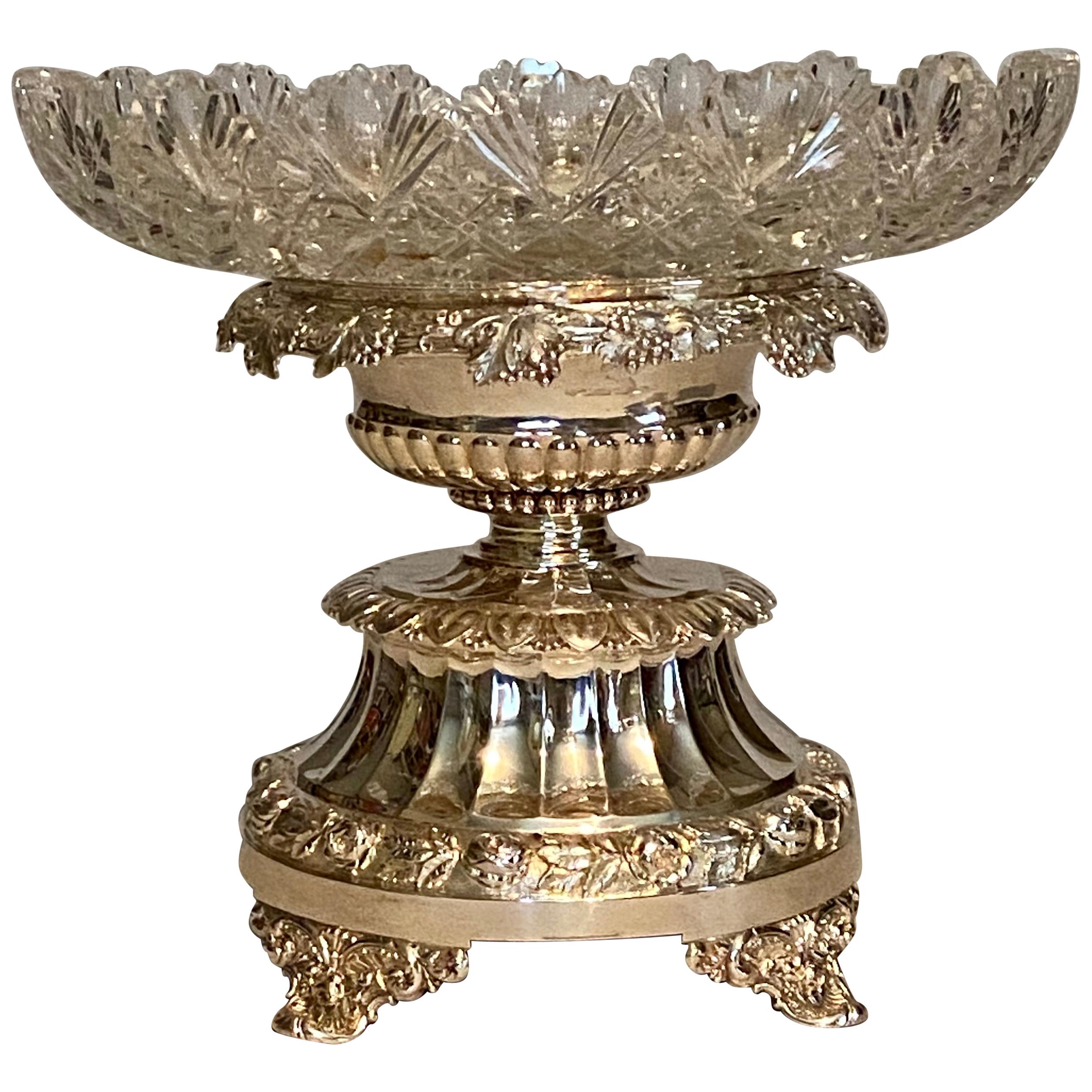 19th Century Silver Centrepiece For Sale