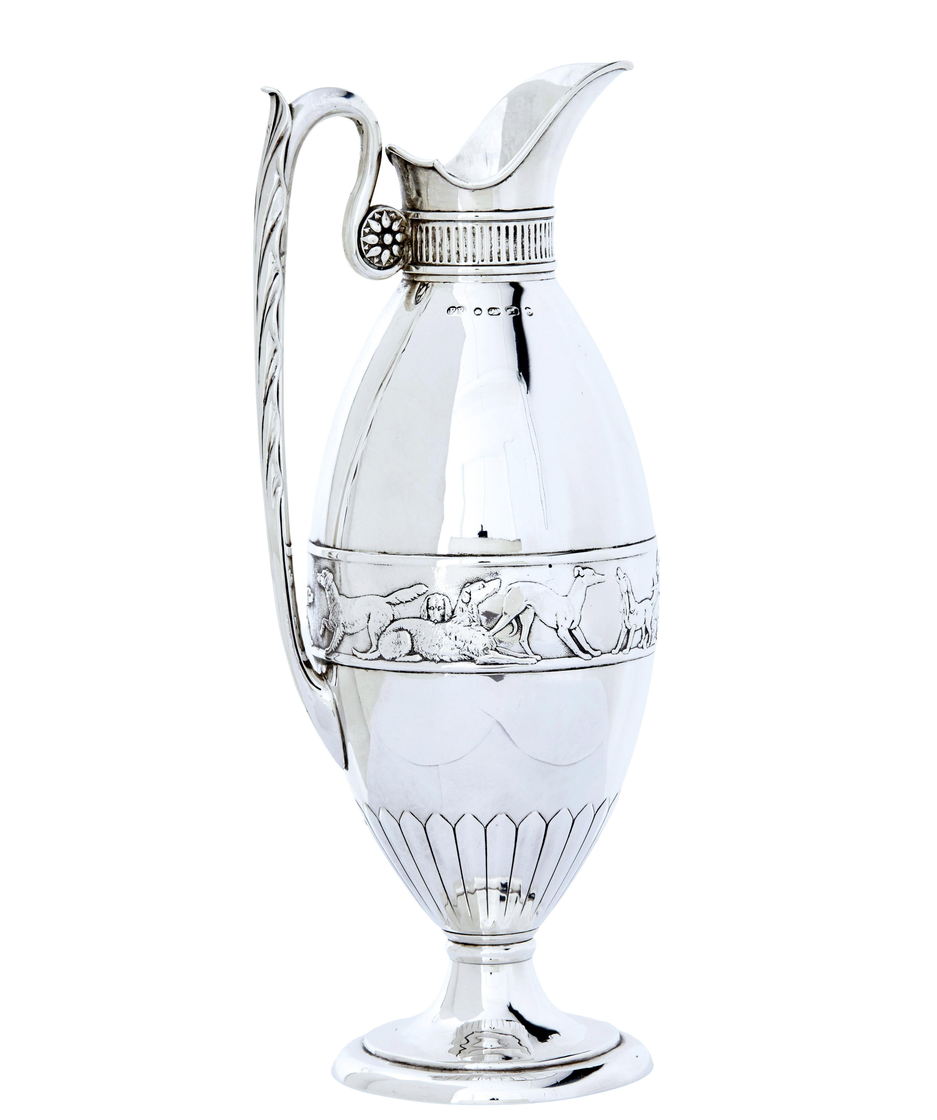 Vittoriano Brocca d'argento in argento del XIX secolo di Frederick Elkington in vendita