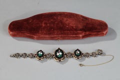 19th Century Silver-Gilt Bracelet with Micromosaic Medallions
