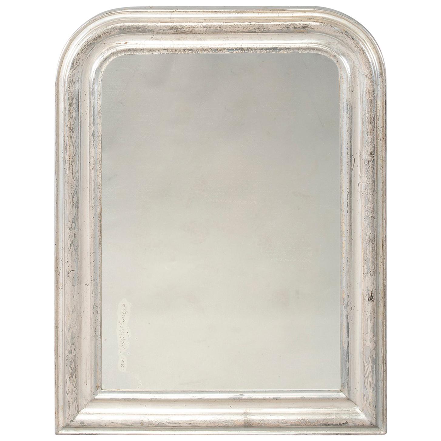 19th Century Silver Gilt Louis Philippe Mirror