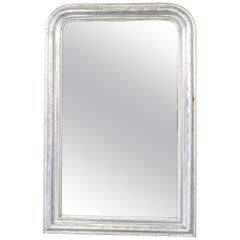 Antique 19th Century Silver Gilt Louis Philippe Mirror