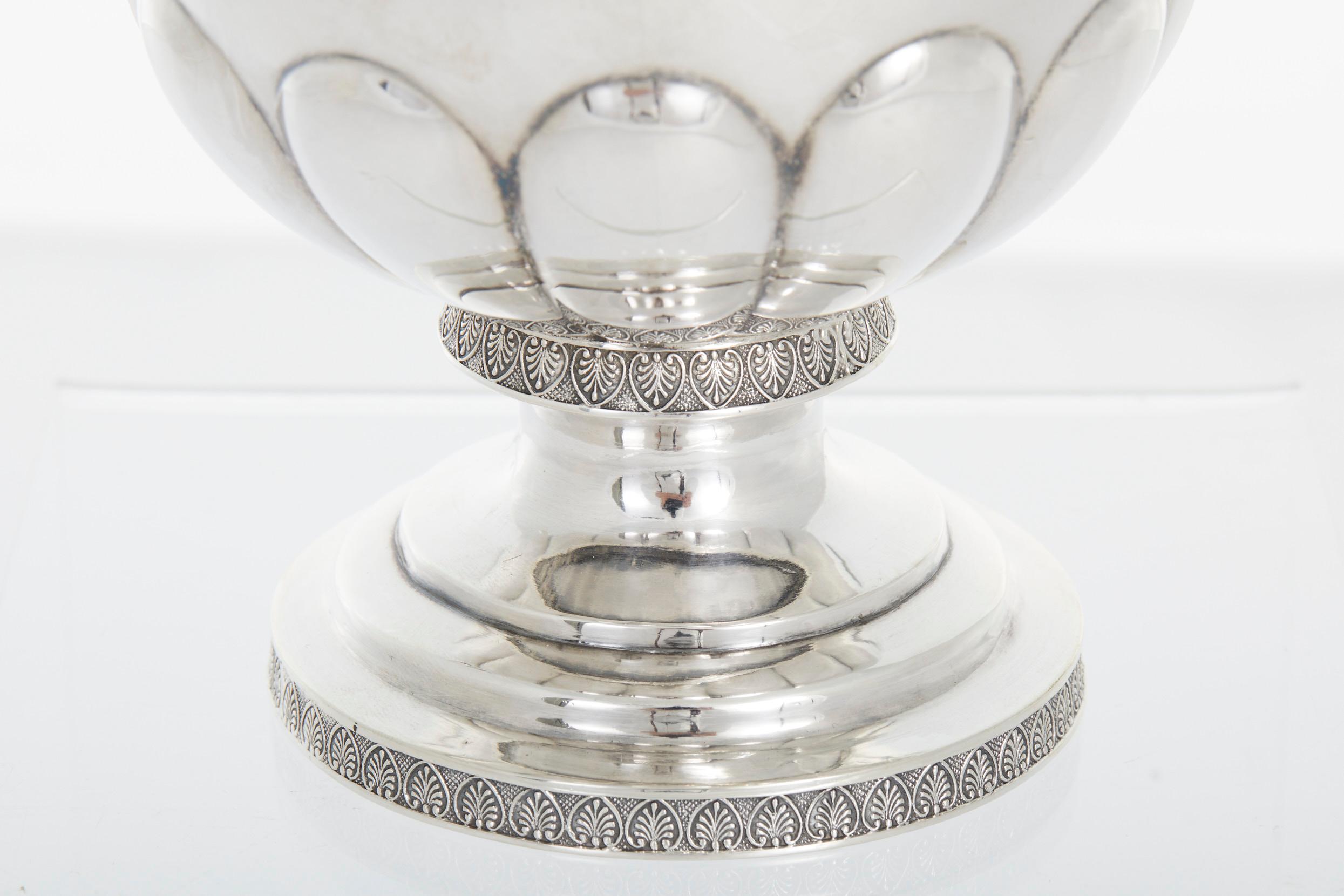 19th Century Silver Hand Wrought Tea / Coffee Service For Sale 12