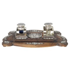 19th Century - Silver Inkwell