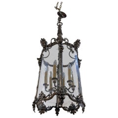 19th Century Silver Lantern from France