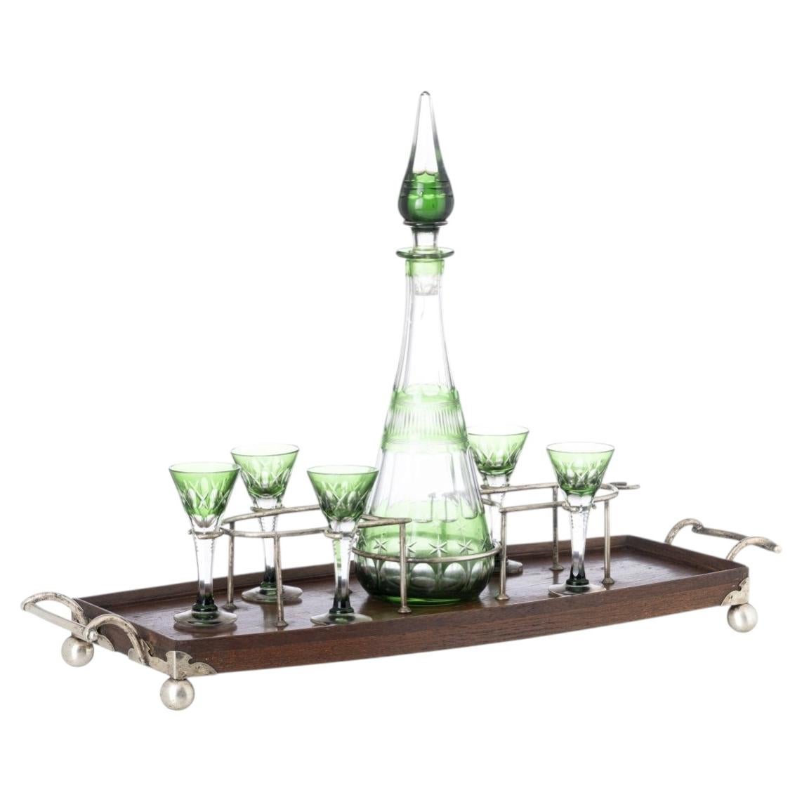 19th Century - Silver Liquor Set For Sale