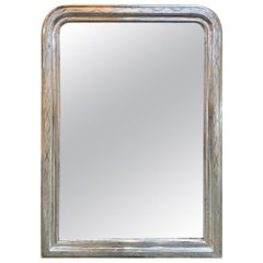 19th Century Silver Louis Philippe Mirror