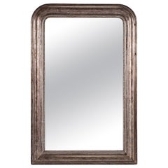 19th Century Silver Louis Philippe Mirror