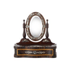 19th Century - Silver Miniature Dressing Table