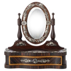 19th Century - Silver Miniature Dressing Table