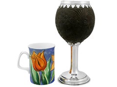 19th Century Silver Mounted Coconut Cup