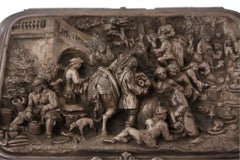 19th Century Silver Plate Repousse Covered Box