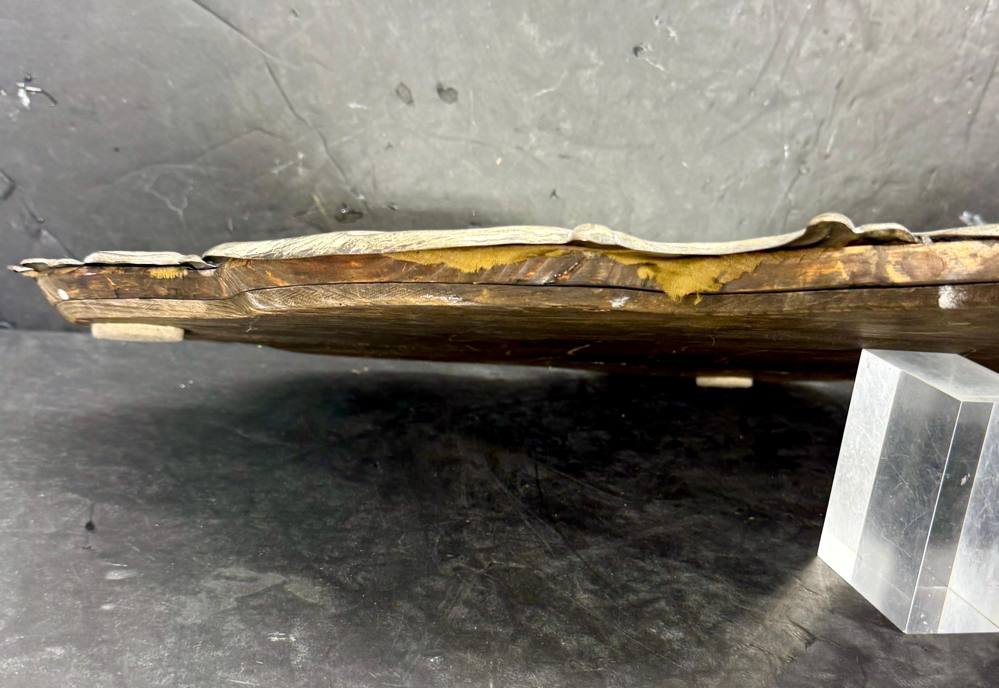 19th Century Silver Plate Tableau Mirrored Tabletop Tray For Sale 11