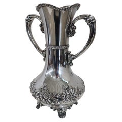 19th Century Silver Plate Vase Mark Simpson H M & Co