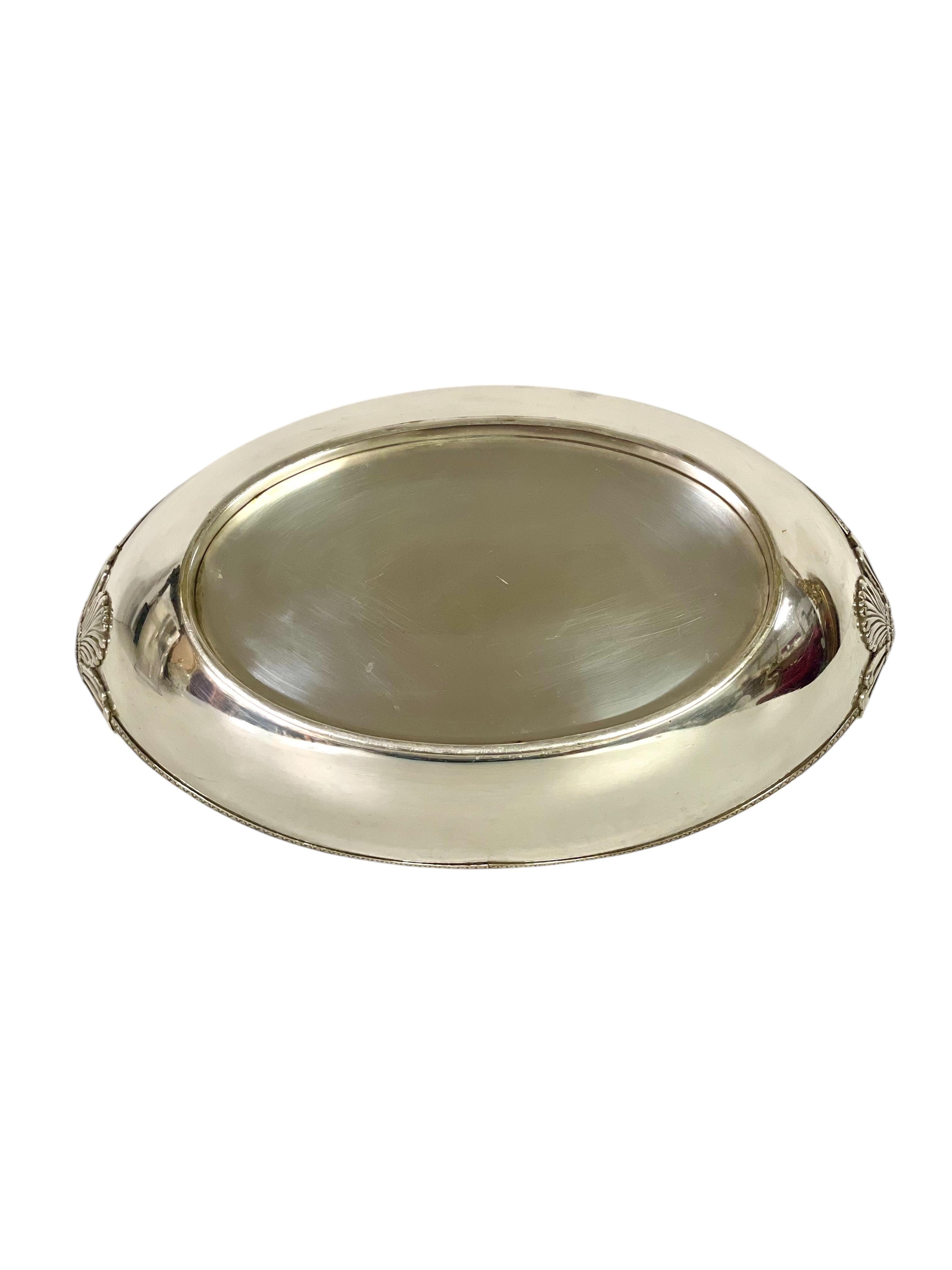 Versilberter Korb mit Adlergriffen aus dem 19. im Angebot 10