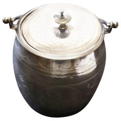19th Century Silver Plated Biscuit Barrel