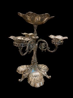 19th Century Silver Plated Sweet Dish Centre Piece